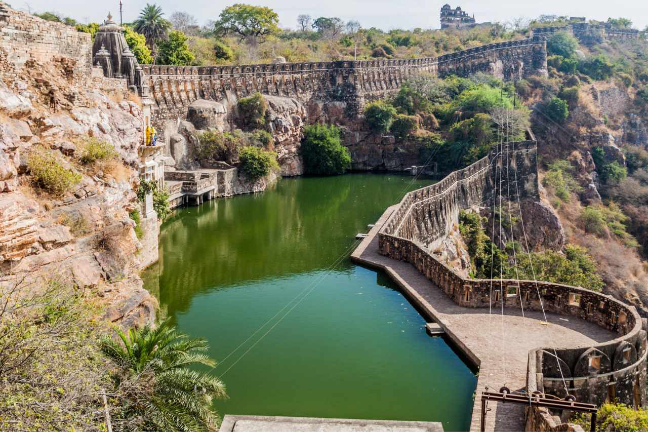 Chittorgarh fort gaumukh temple