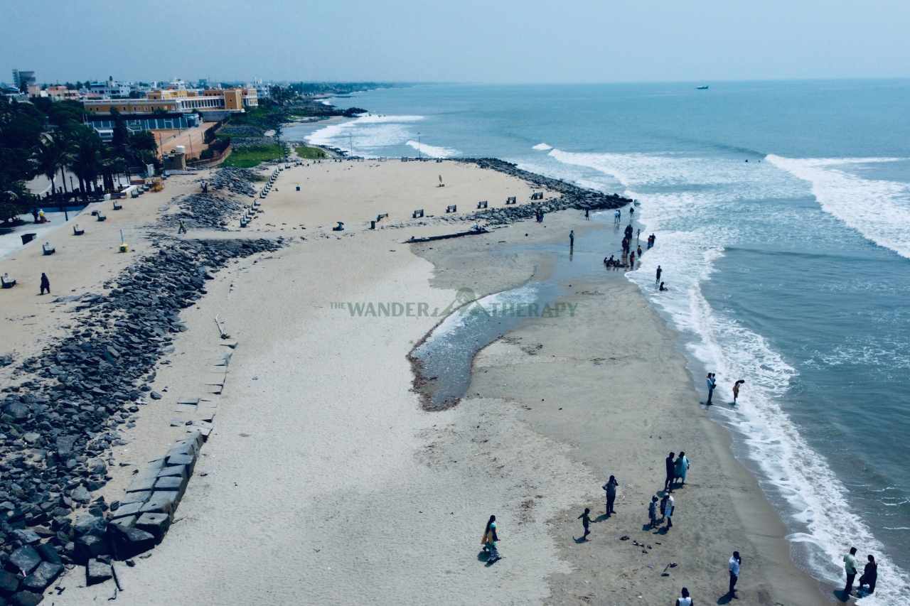 pondicherry sightseeing: Beach