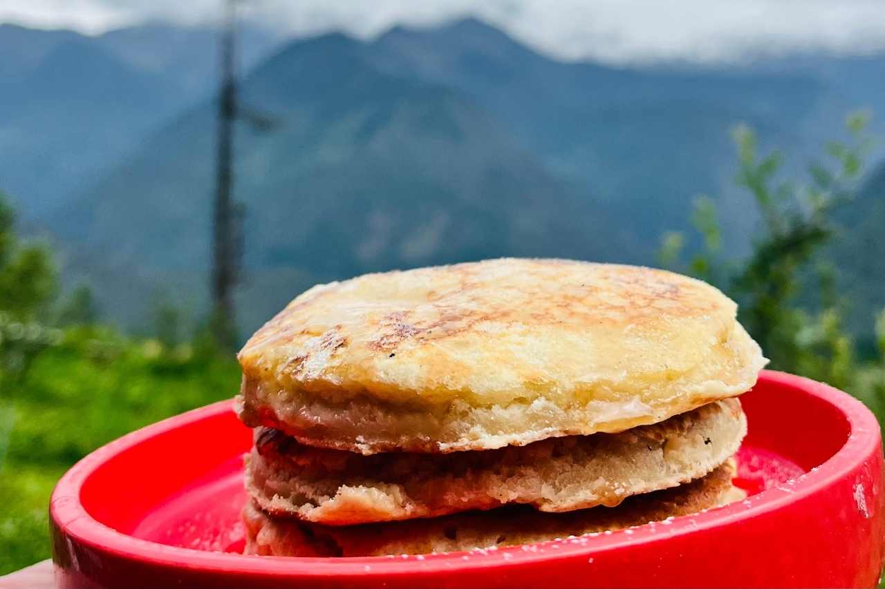 pancakes plant pot himachal homestay