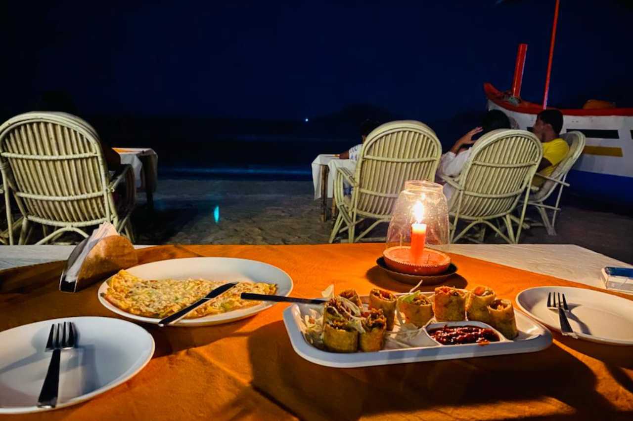 marron sea view resort Goa food