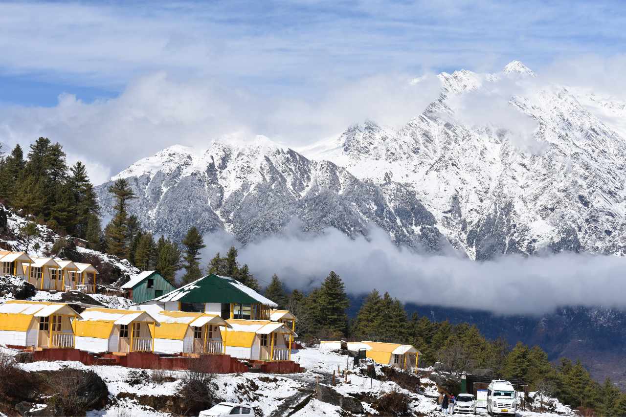 auli snowfall india