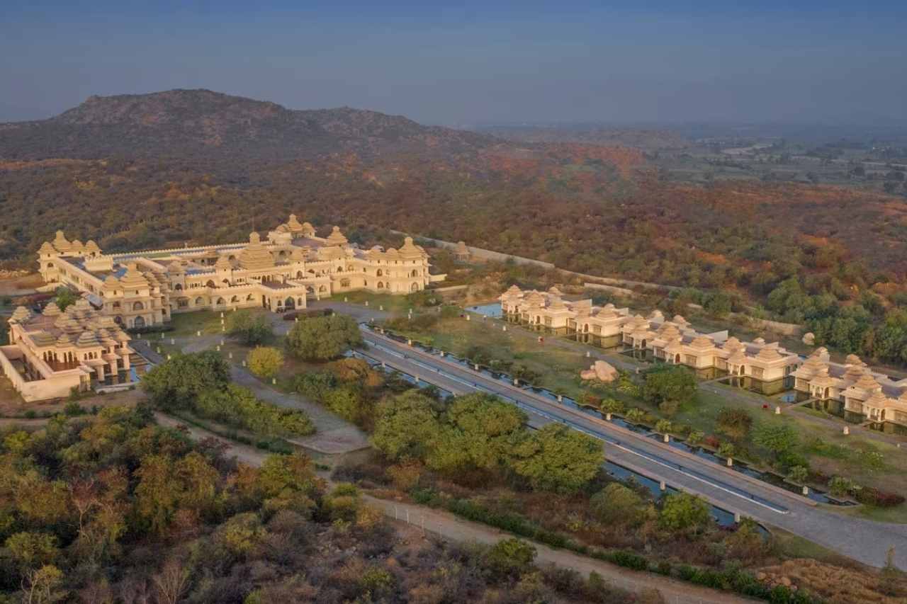 hampi evolve back aerial view