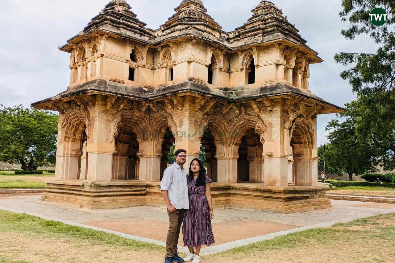 hampi karnataka india lotus mahal view