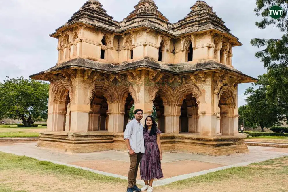 lotus mahal hampi karnataka india