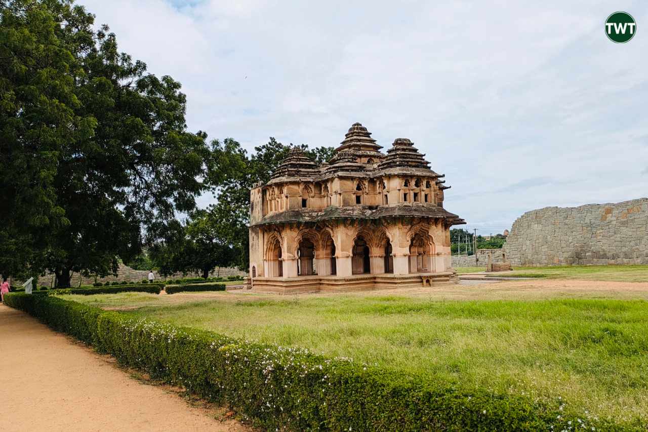 lotus mahal hampi karnataka india