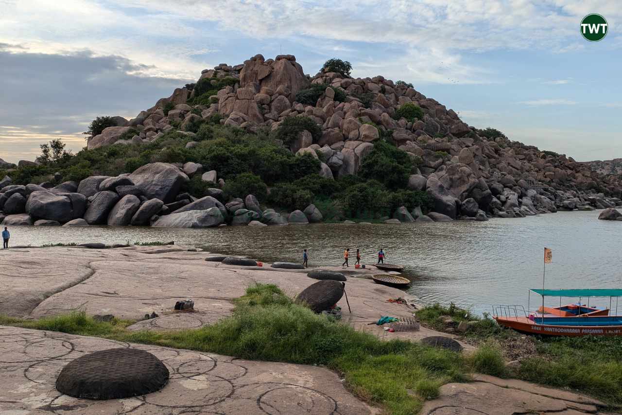 tungabhadra river_matanga hill hampi_the wander therapy