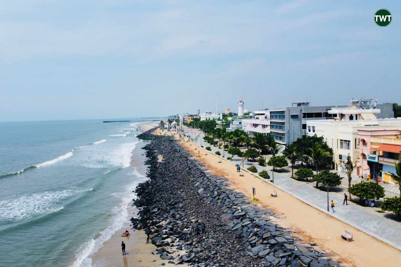 Promenade beach Pondicherry