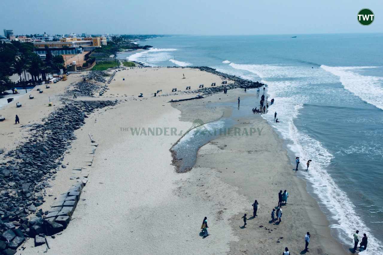 Promenade beach Pondicherry