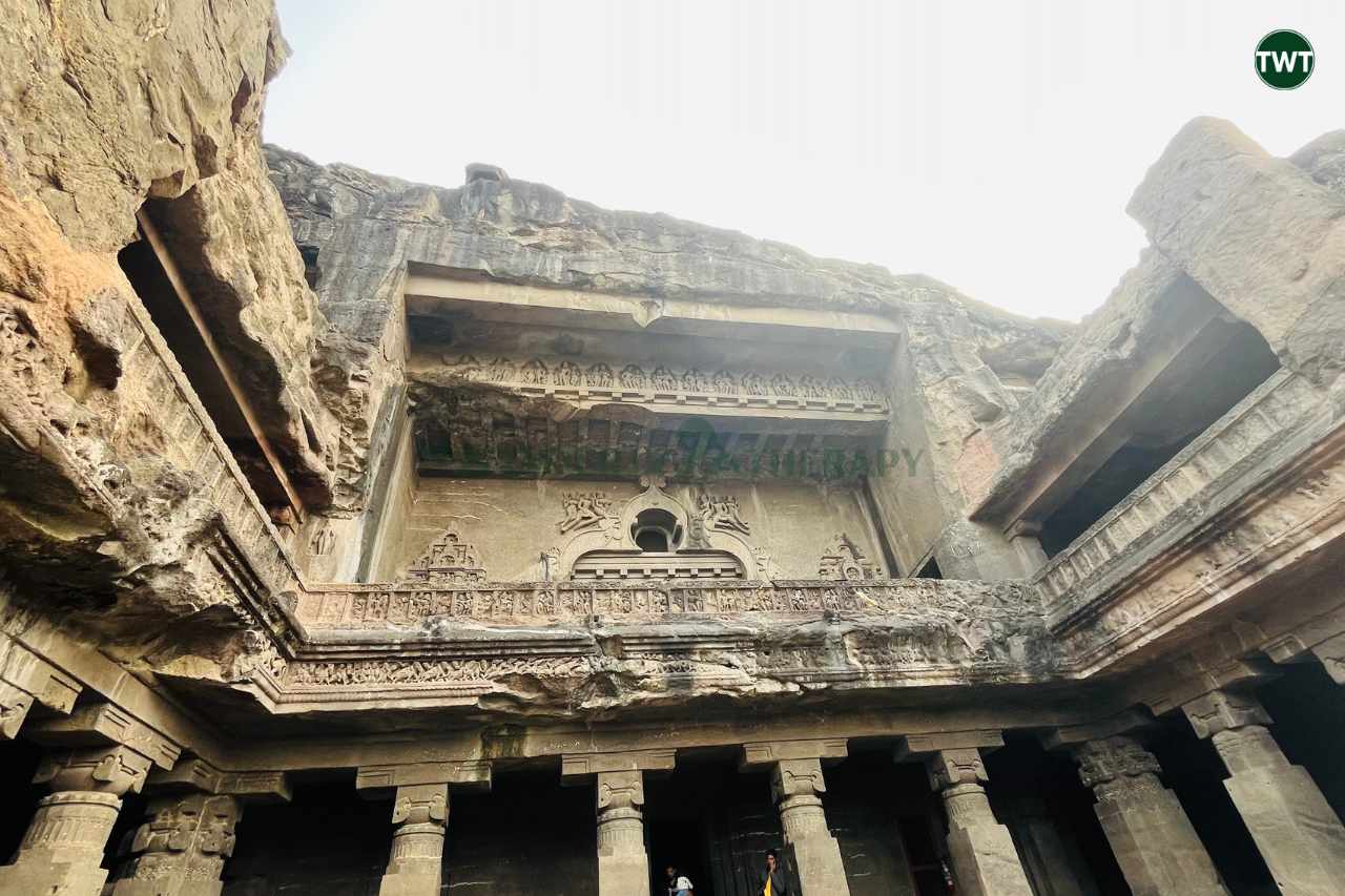 ellora caves india - buddhist temple