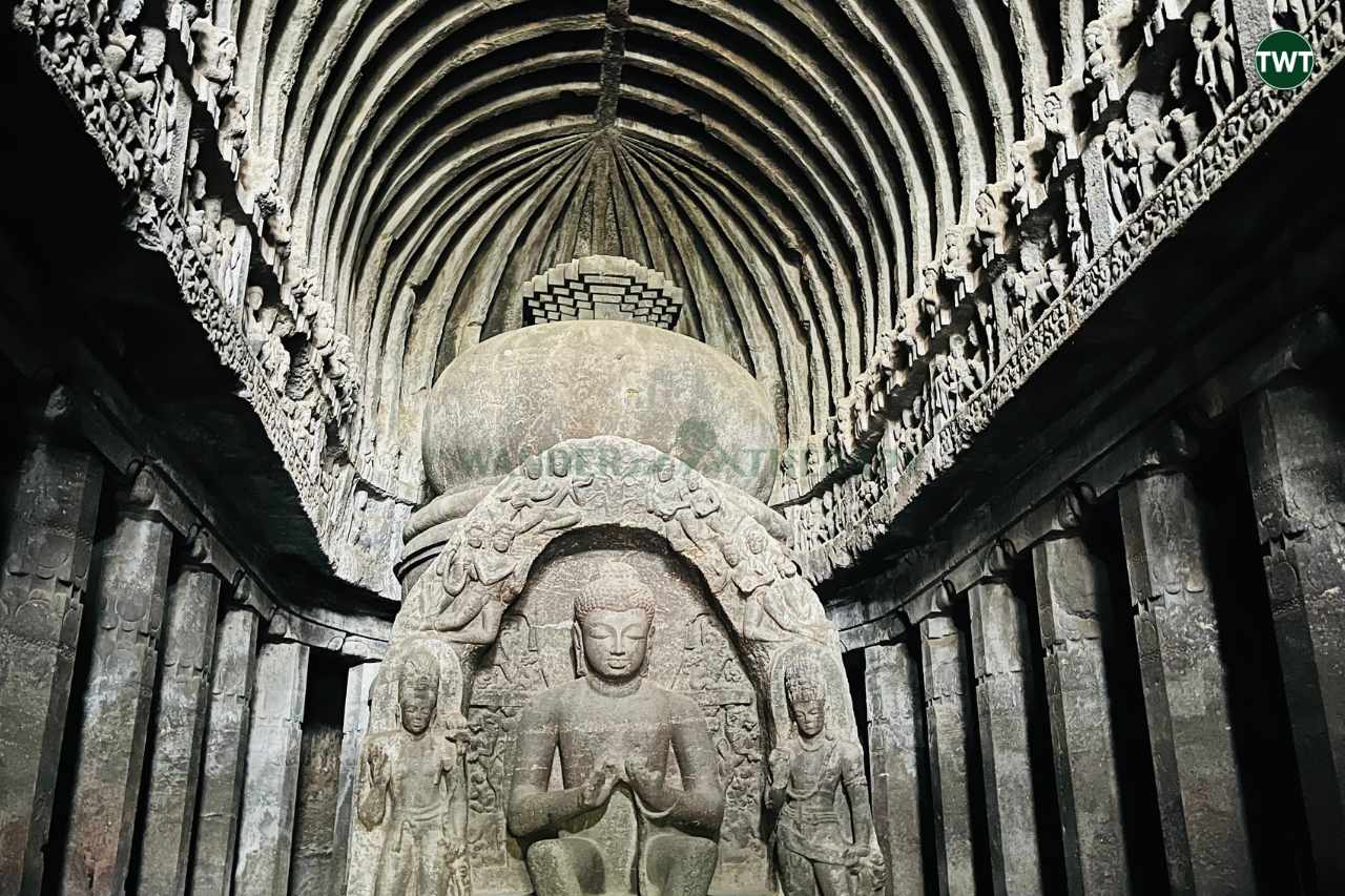 ellora caves india - buddhist temple