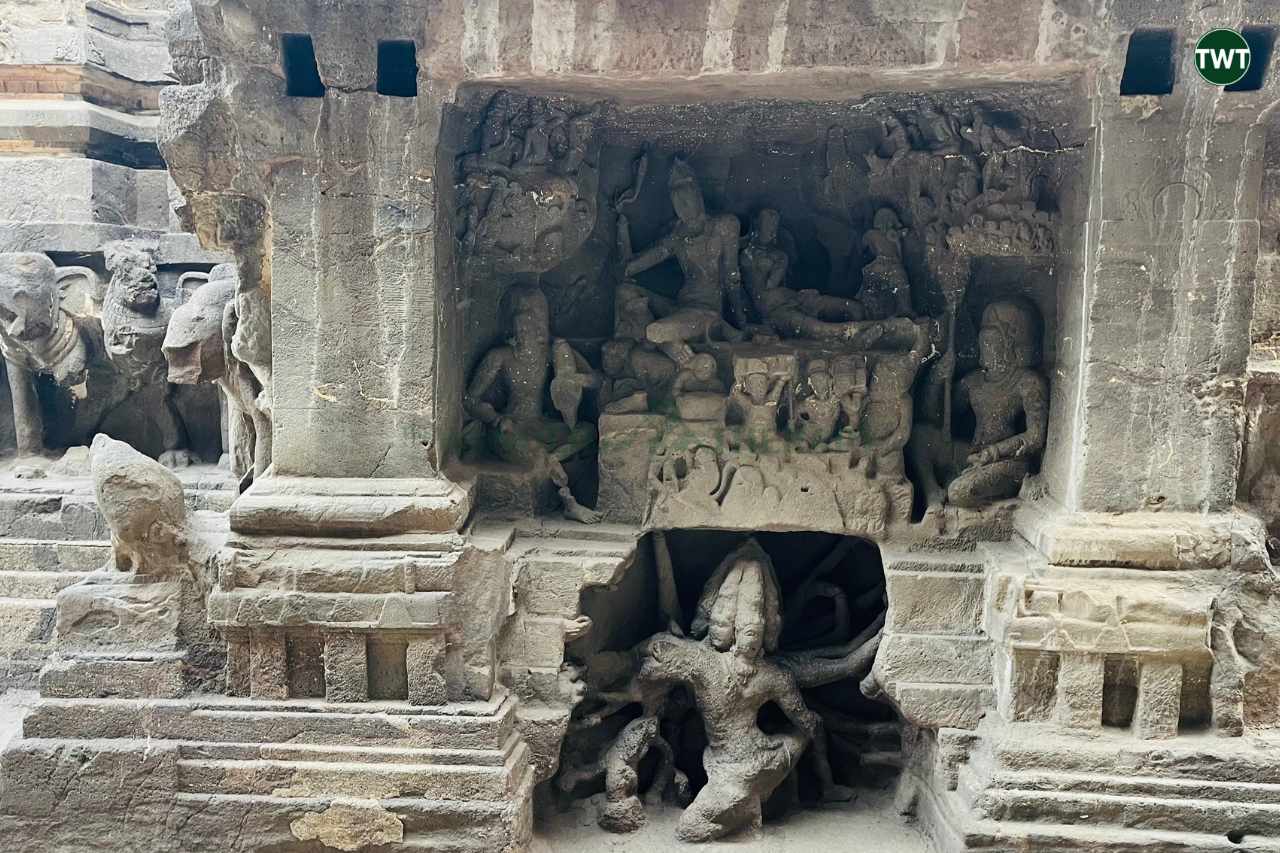 ellora caves india - kailasa temple