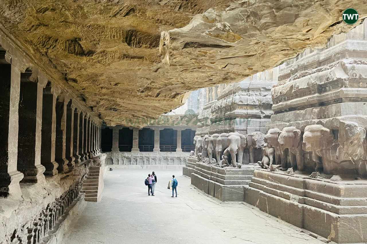 ellora caves india - kailasa temple