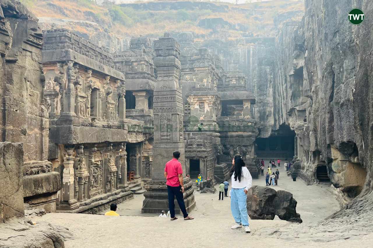 ellora caves india - kailasa temple